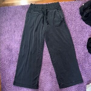 athleta Black  Wide-Leg Drawstring Pants
